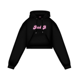 Embroidered Signature Cropped Hoodie